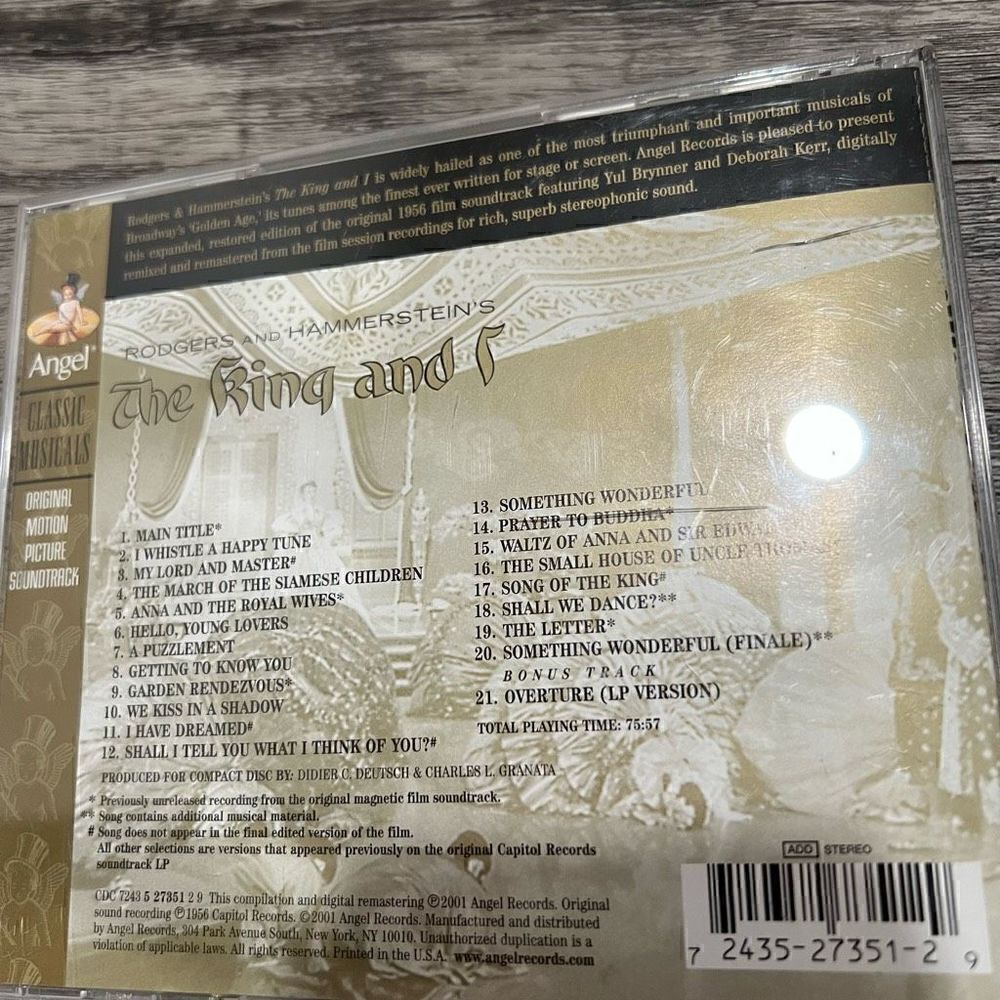 THE KING AND I (Original Soundtrack) CD - Picture 5 of 5